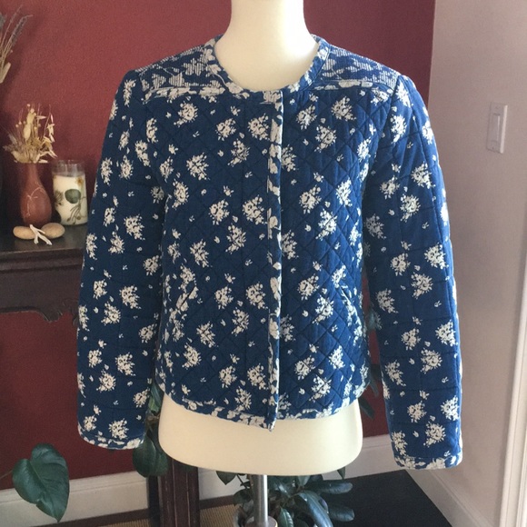 J crew quilted jacket